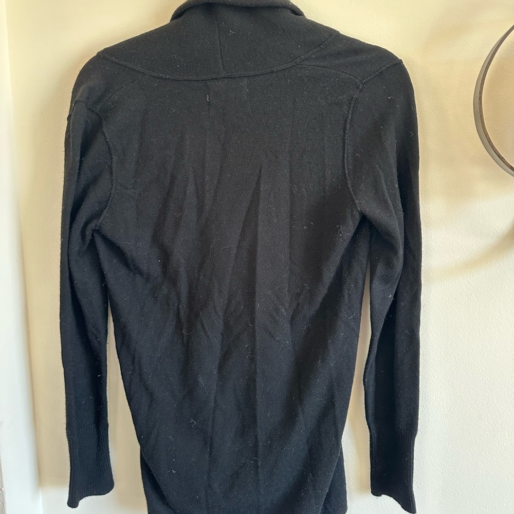 Fenn Wright Manson Shawl Button Front Pockets 100… - image 3